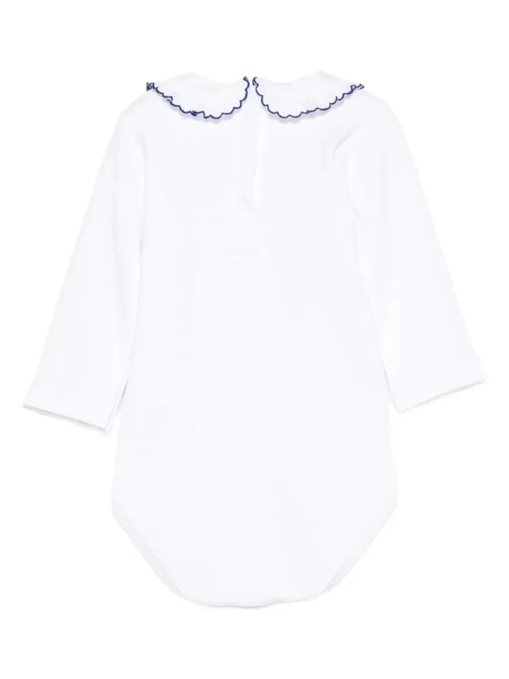 Mariella Ferrari ruffled-collar bodysuit - Wit