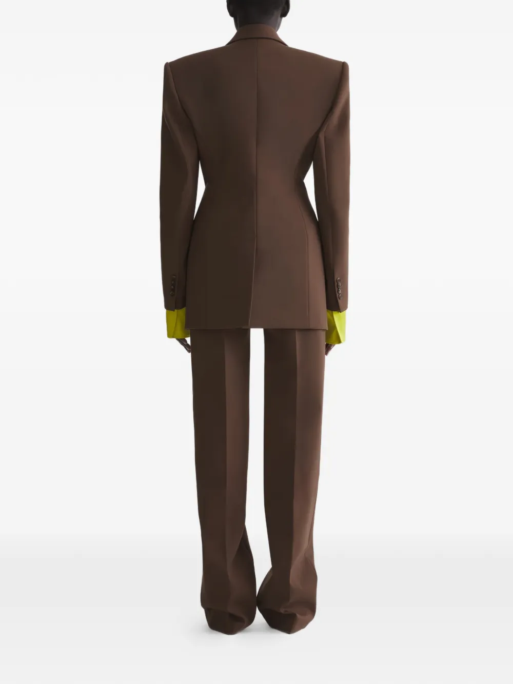 Mugler Straight broek Bruin