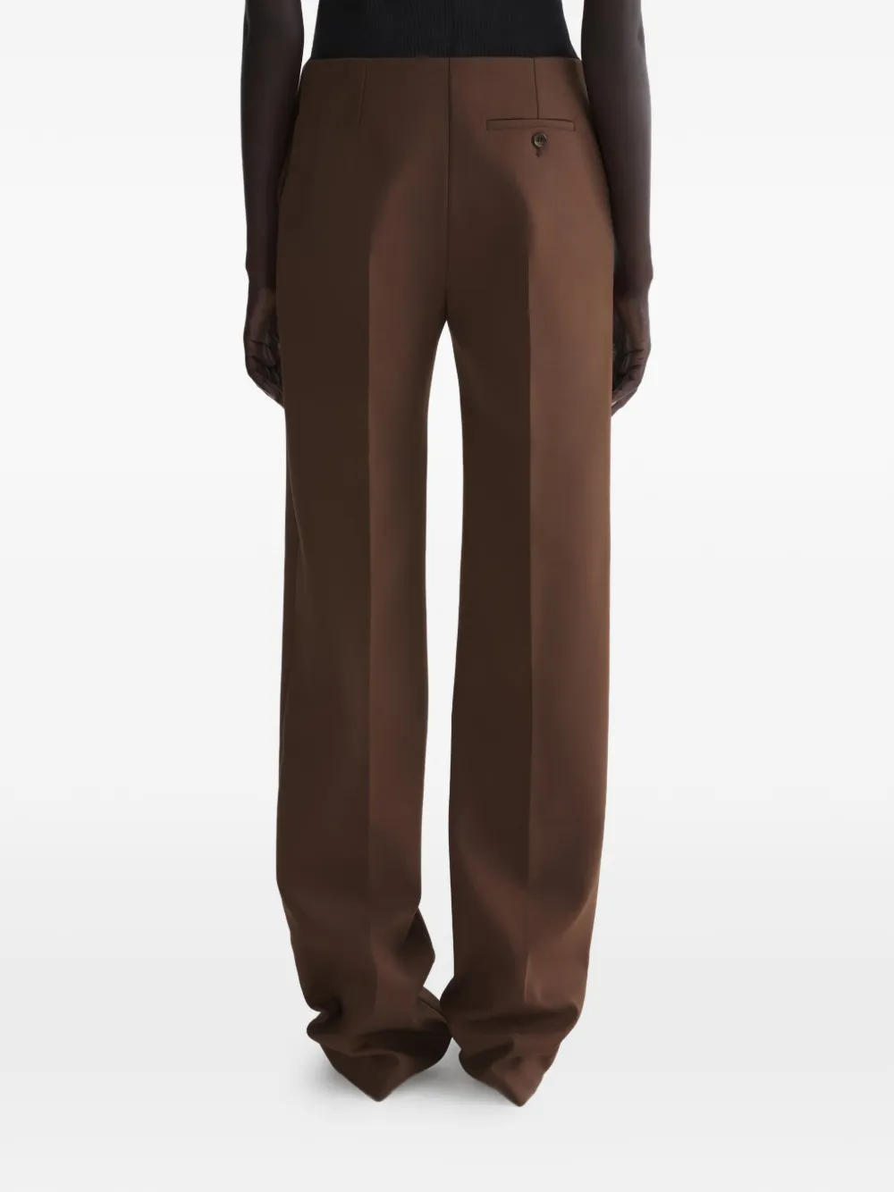 Mugler Straight broek Bruin