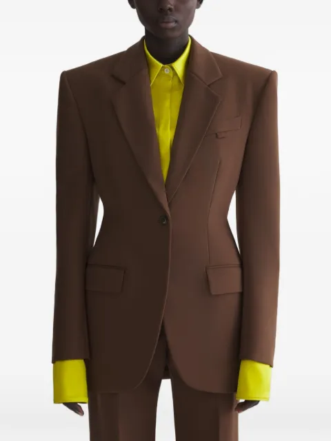 Mugler blazer con hombreras