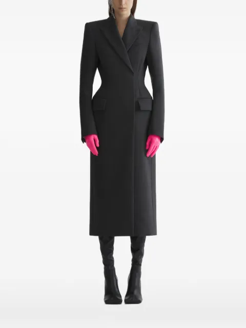 Mugler peaked-lapel coat