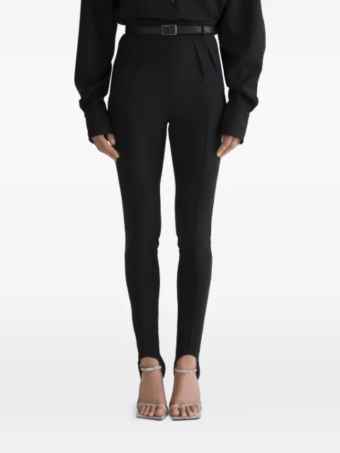 Mugler stirrup detail trousers