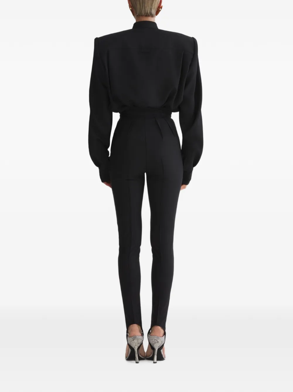 Mugler Tailored Leggings in Black, view 4