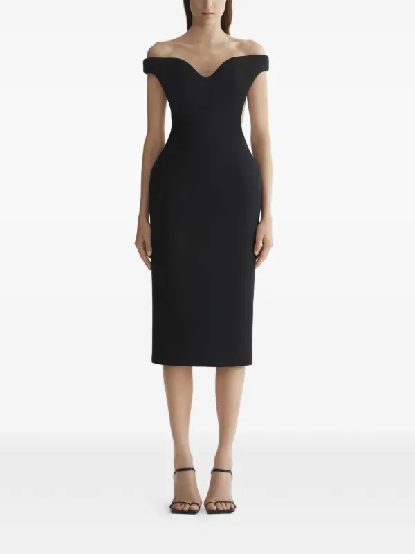 Mugler Sculptural Dress in Black