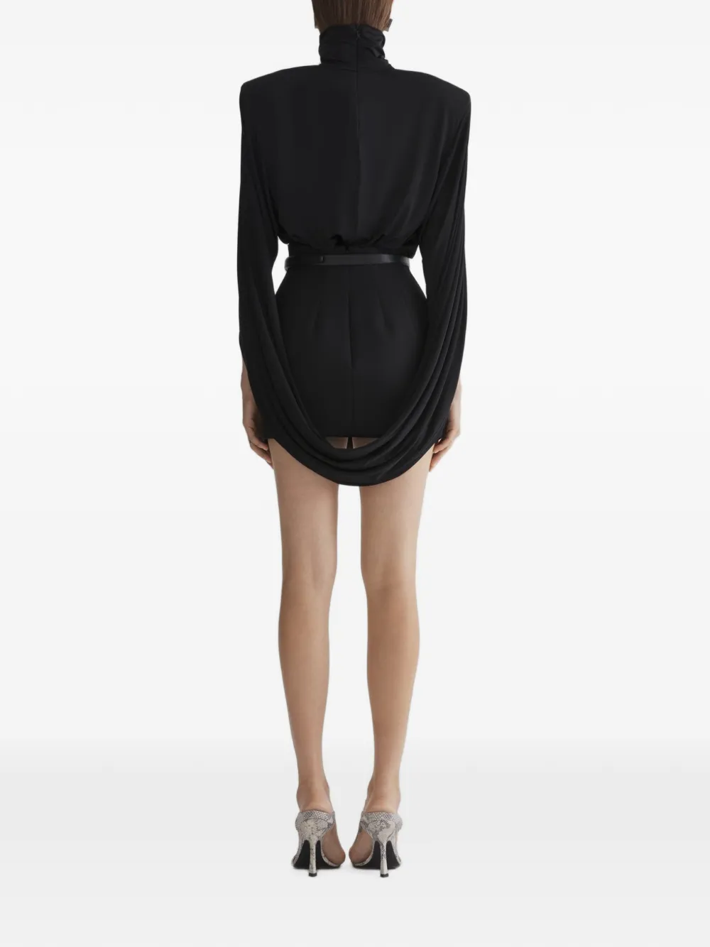 Mugler Getailleerde mini-rok Zwart