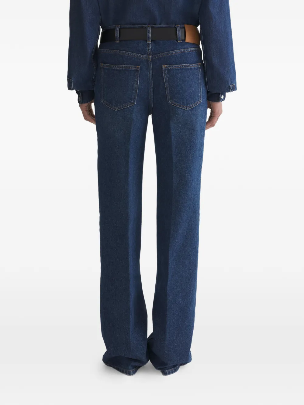 Mugler Straight broek Blauw