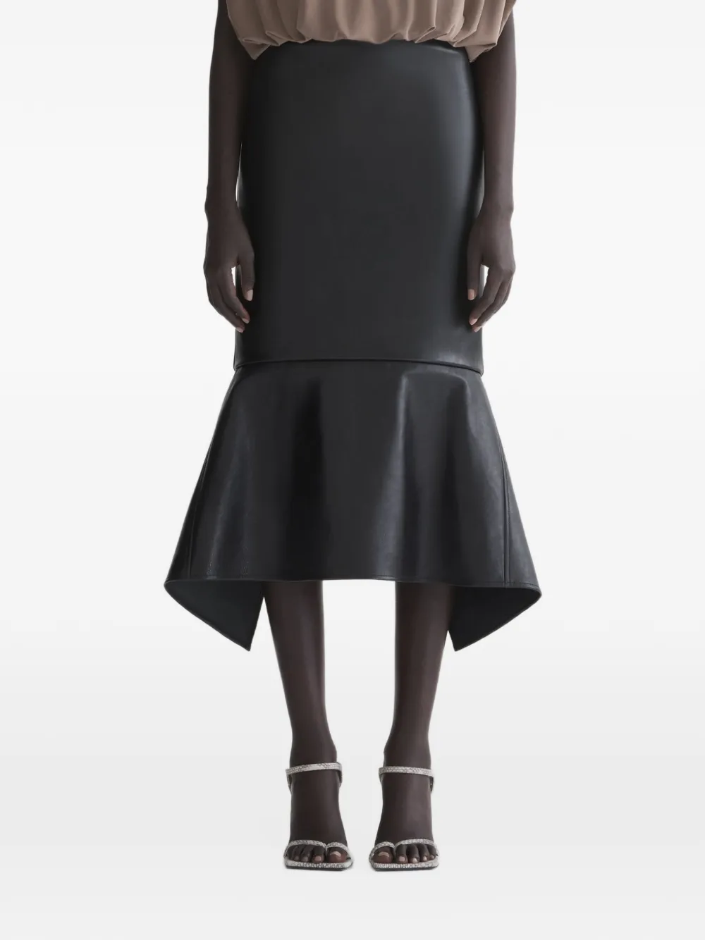 Mugler Rock mit Schlitz - Schwarz