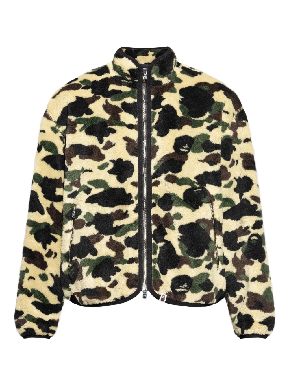 A BATHING APE® camouflage zip jacket | Neutrals | Image 1