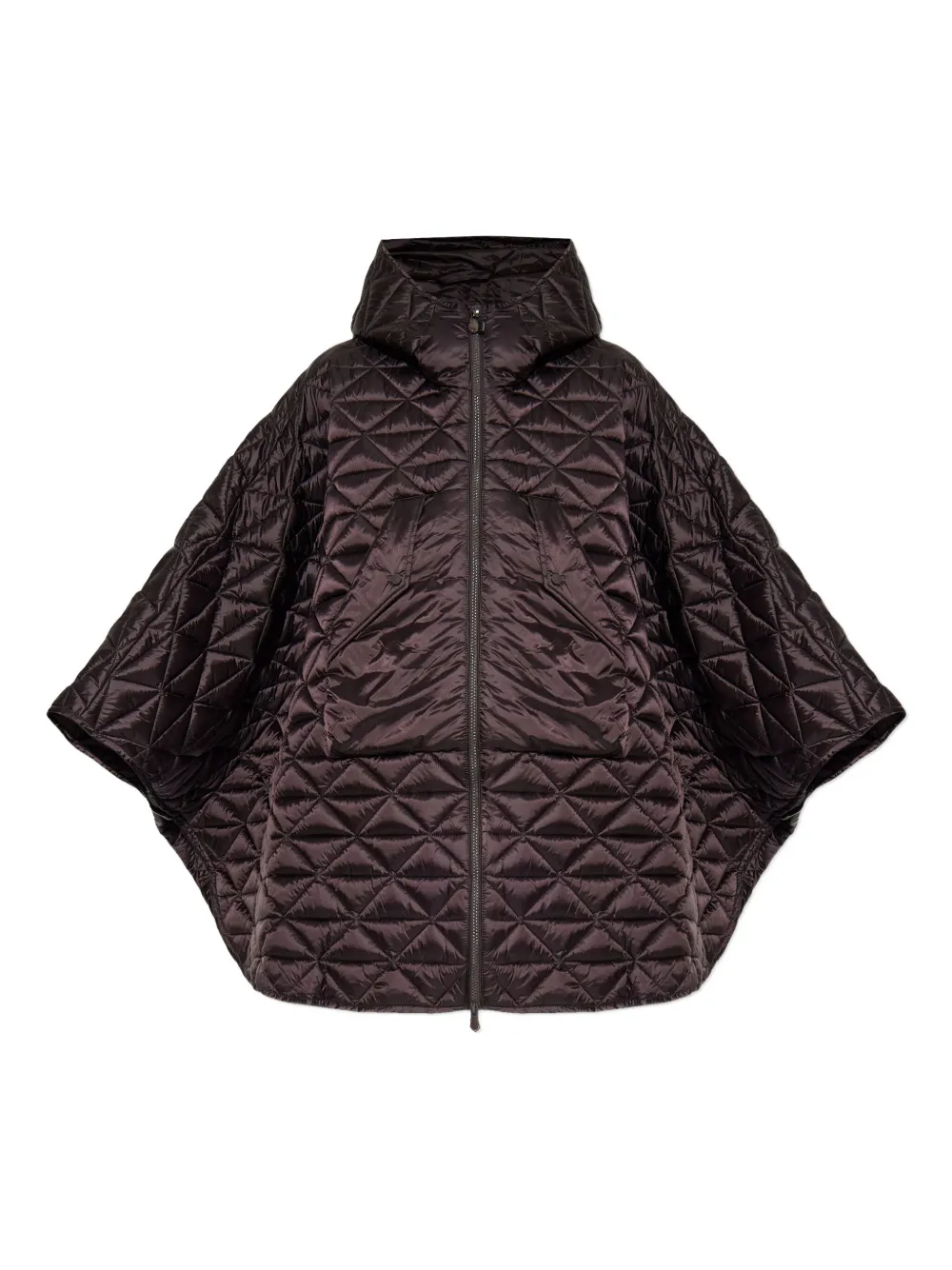 Save The Duck Effi hooded cape | Brown | Image 1