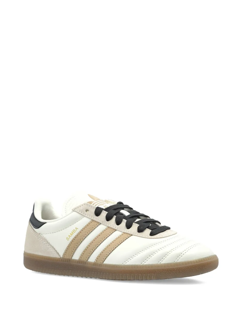 adidas Samba gestreepte leren sneakers Beige