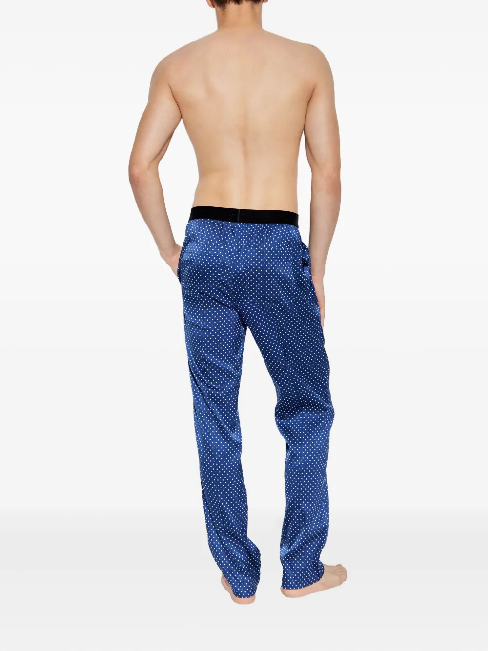 TOM FORD Pyjama met stippen Blauw
