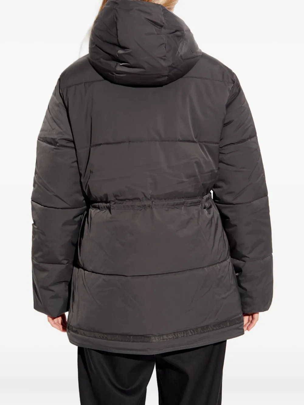 Rethinkit Studios Logo-print Padded Jacket In Gray