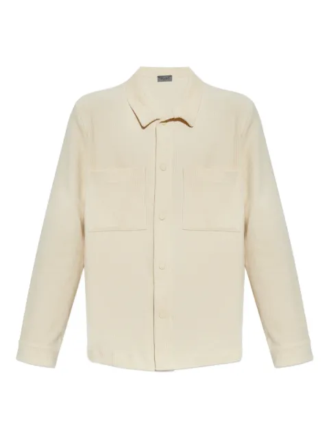Hanro long-sleeve corduroy shirt