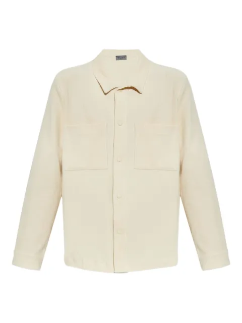 Hanro long-sleeve corduroy shirt