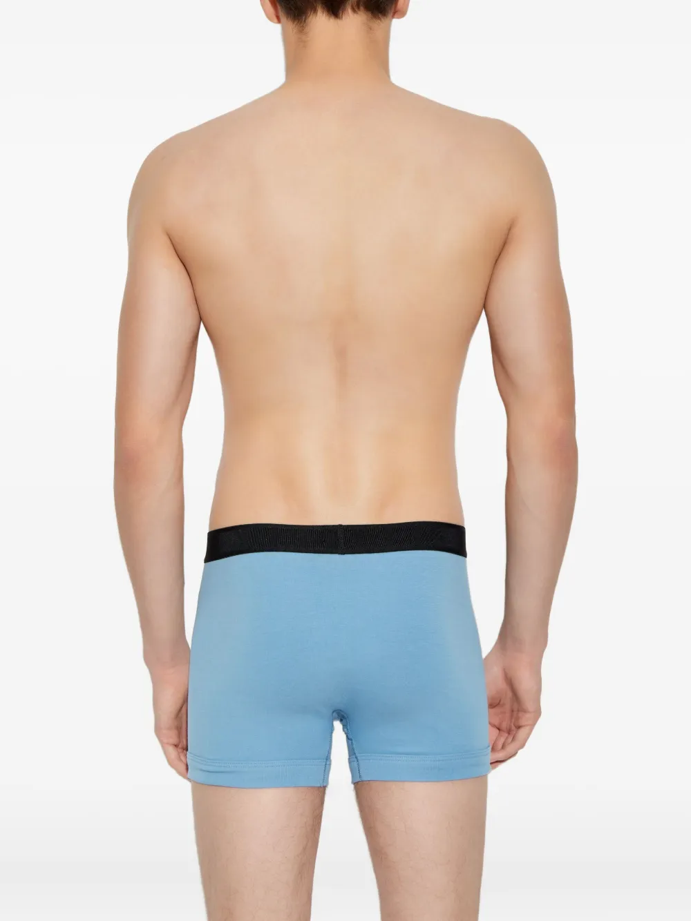 Tom Ford Logo-waistband Boxers (pack Of Two) In Blue