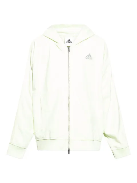 adidas essencial 3-stripes fleece hoodie