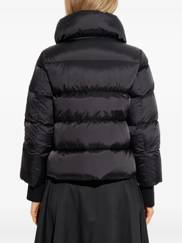 Add funnel-neck zip-fastening Puffer Jacket Black FARFETCH IN