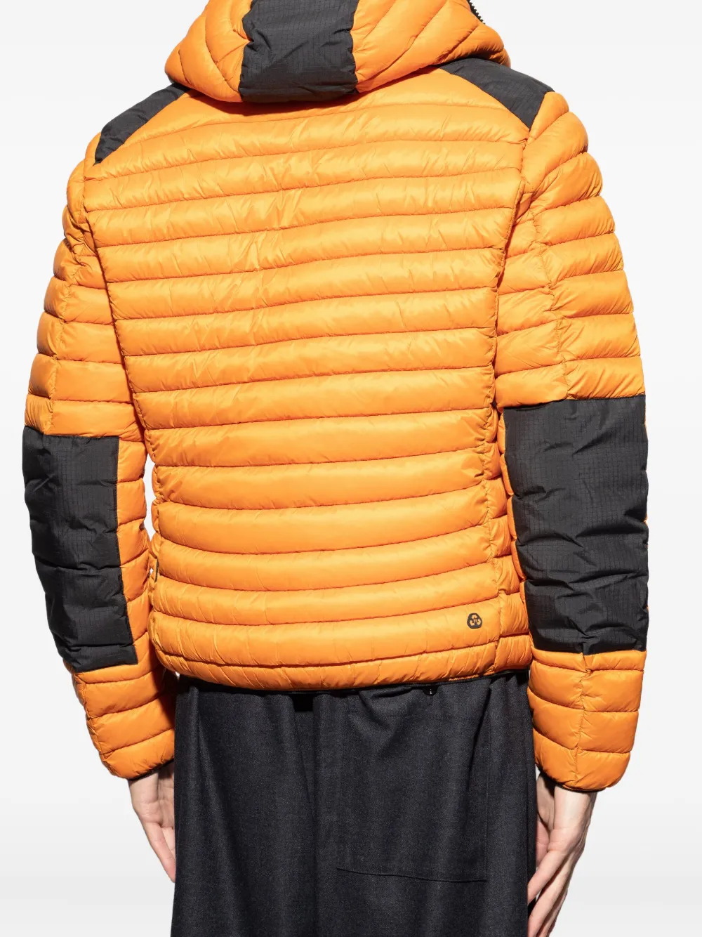 Save The Duck Gewatteerd jack met capuchon Oranje