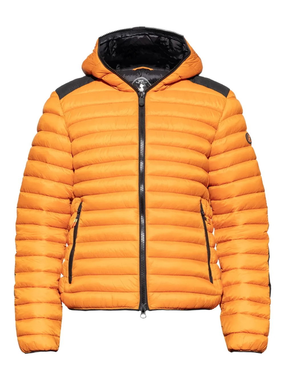Save The Duck hooded insulated jacket | Orange | Image 1
