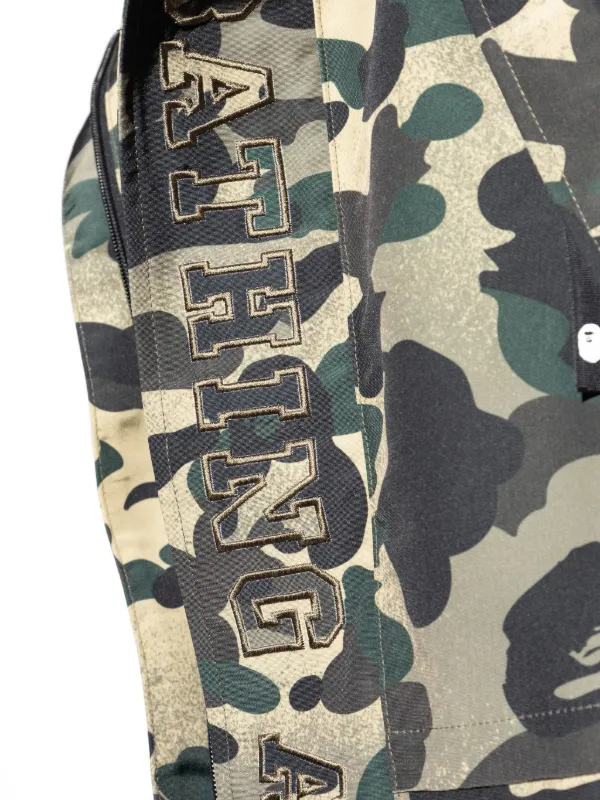 A BATHING APE® カモフラージュ フーデッド ジャケット | グリーン 