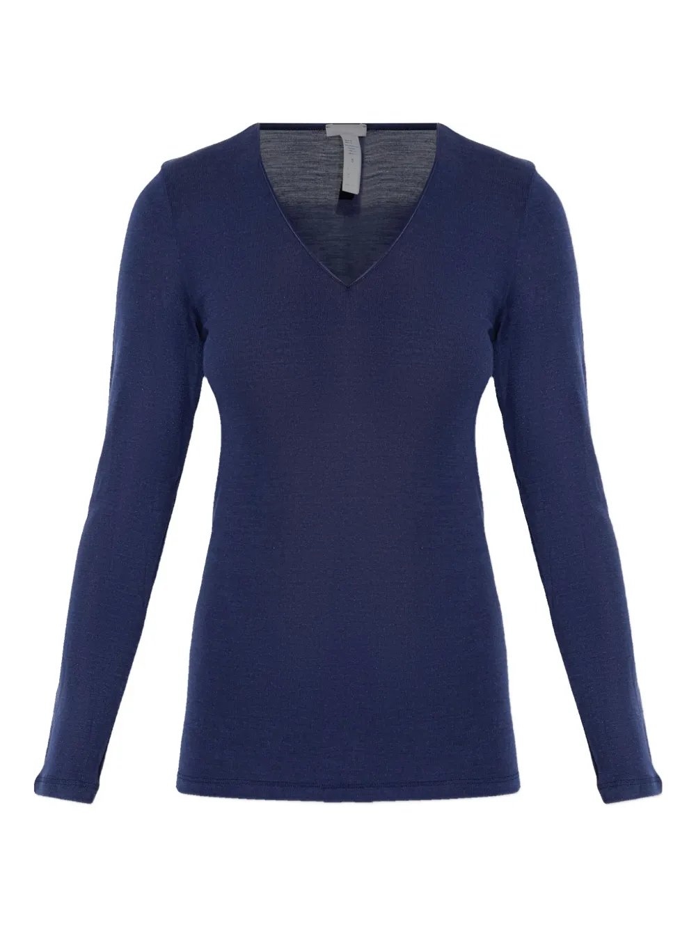 Hanro top con cuello en V | azul | Image 1