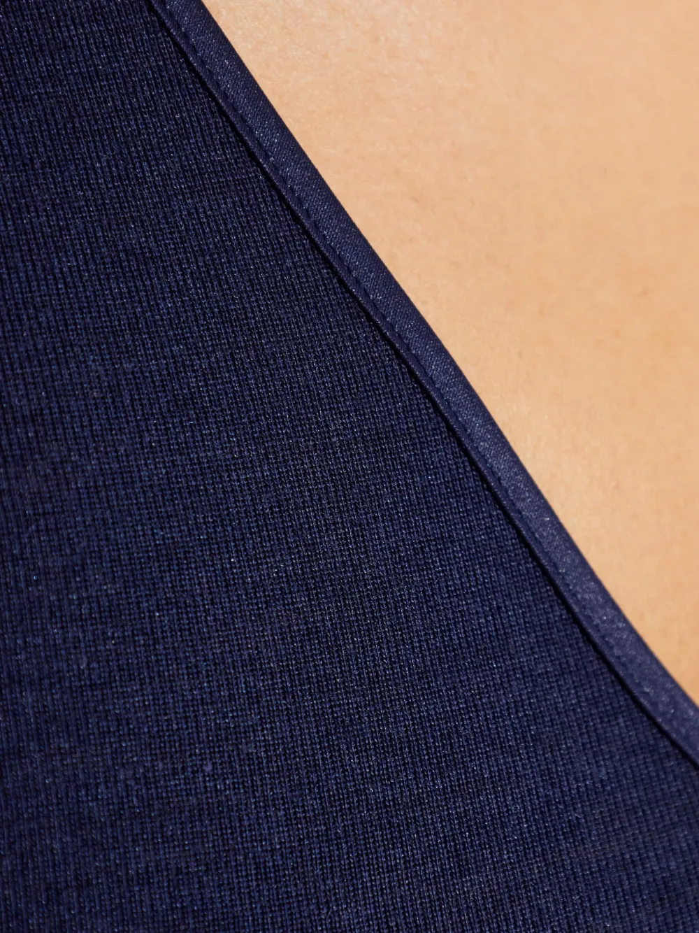 Hanro Top met V-hals Blauw