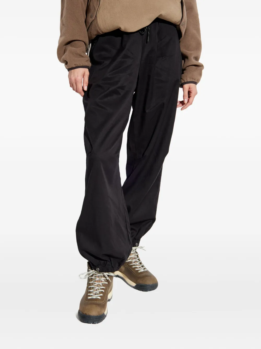 Rethinkit Studios Drawstring-waistband Trousers In Black