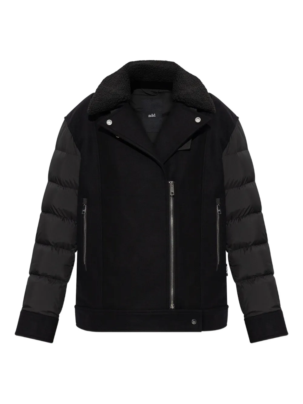 Add chaqueta a paneles de lana | negro | Image 1