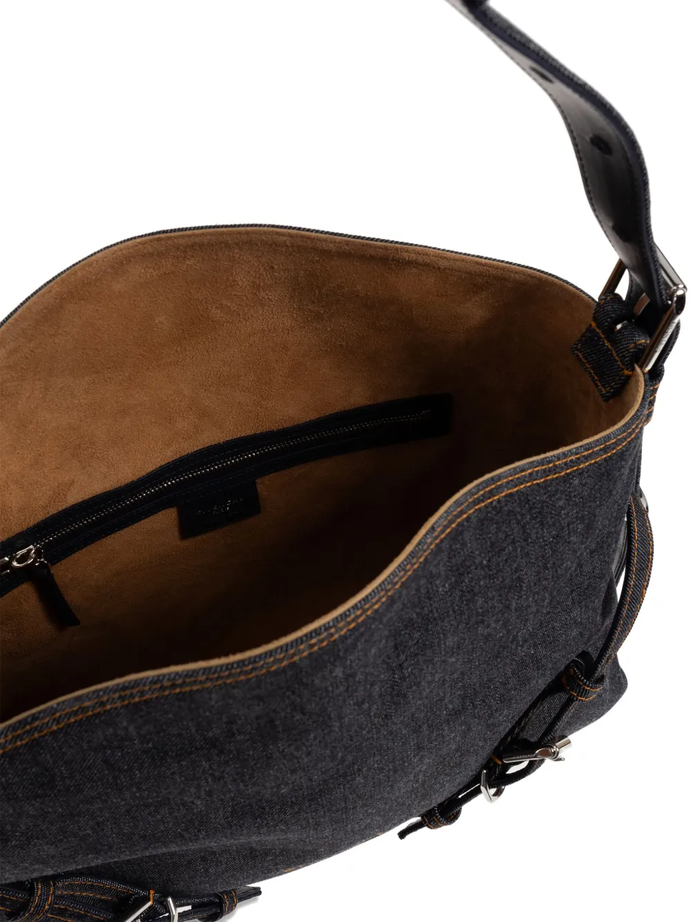 Givenchy Buckle-strap Shoulder Bag In Blue