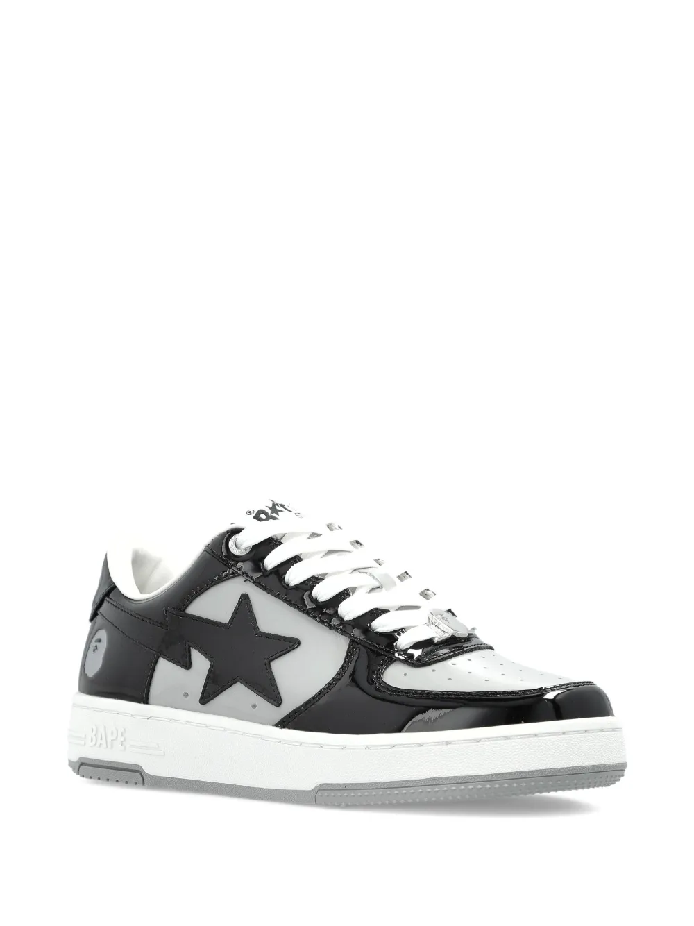 A BATHING APE Bape Sta panelled sneakers - Zwart