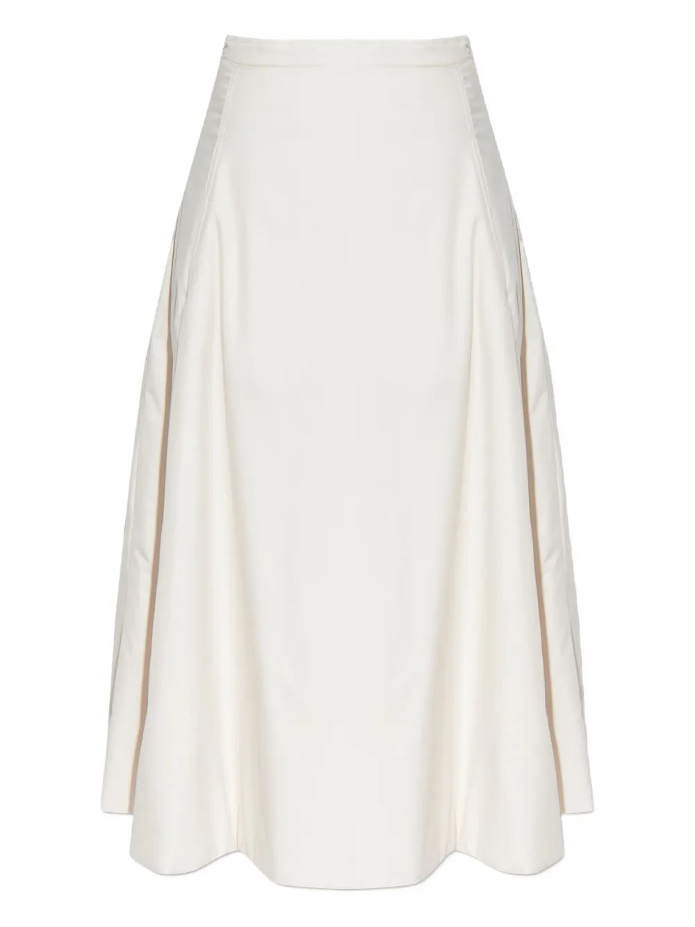 Add Side-pocket Midi Skirt In Neutral