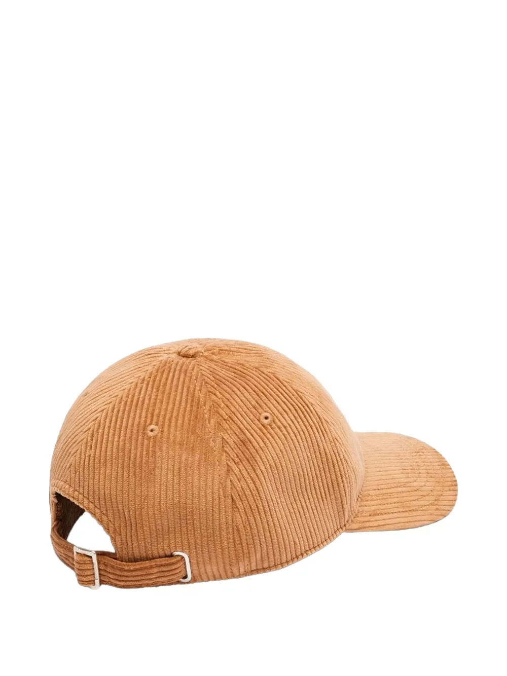 Lacoste Corduroy Logo Cap In Brown