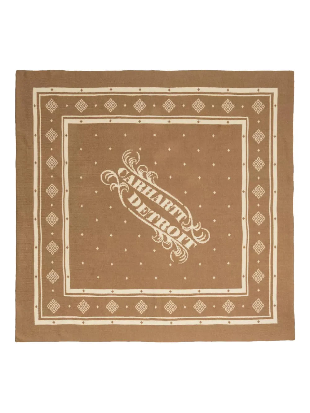Carhartt WIP patterned bandana | Brown | Image 1
