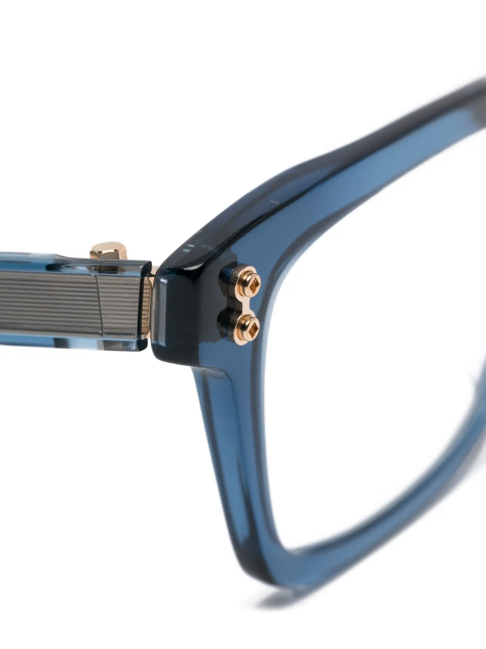  Akoni Rectangle-frame Glasses - Blue 