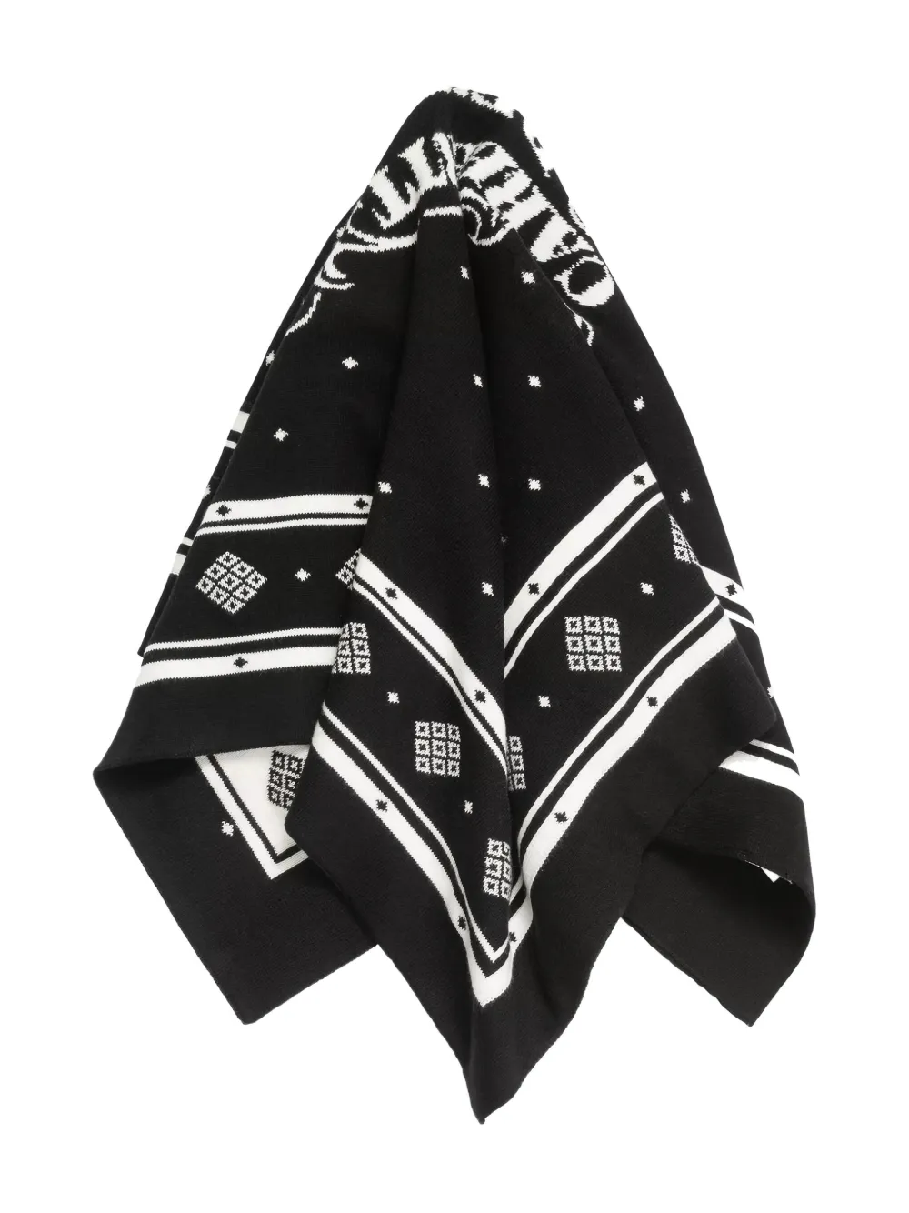 Carhartt WIP patterned bandana | Black | Image 1