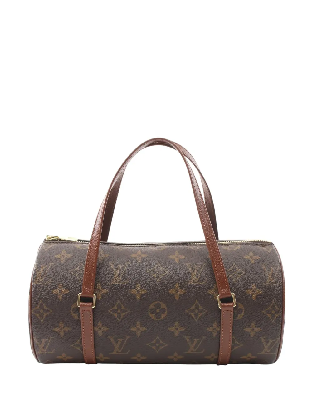 Pre-owned Louis Vuitton 2002 Monogram Papillon 26 Handbag In Brown