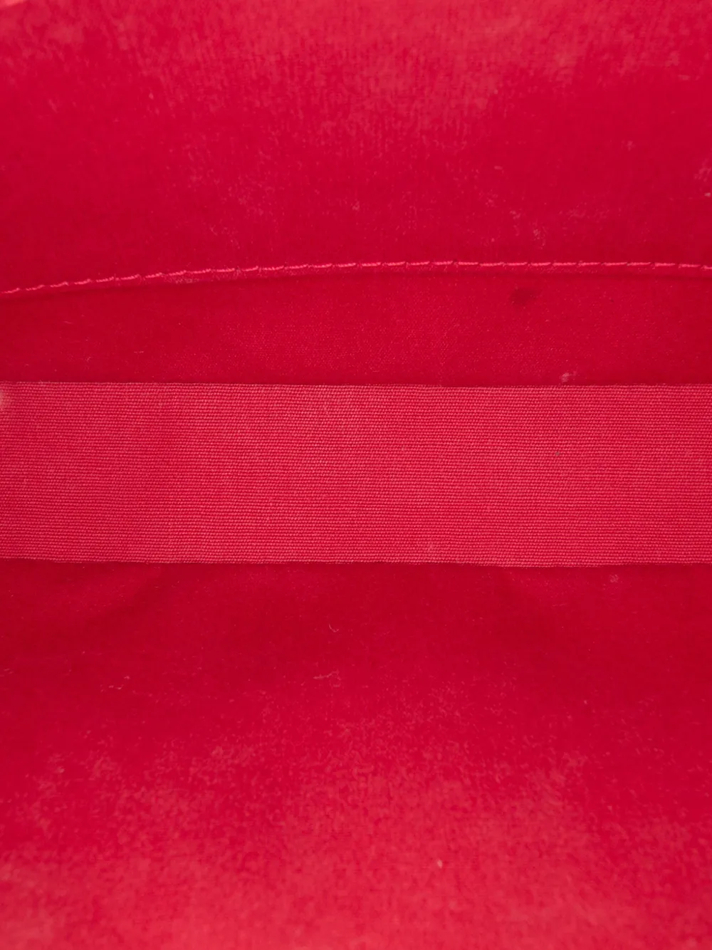 Pre-owned Louis Vuitton 2012 Monogram Vernis Pochette Accessoires Shoulder Bag In Red