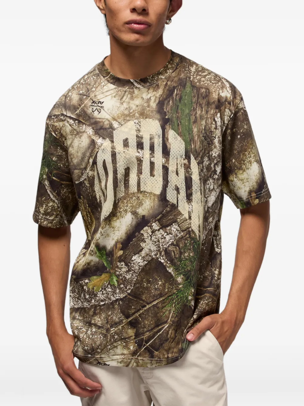 Jordan T-shirt met logodetail Bruin