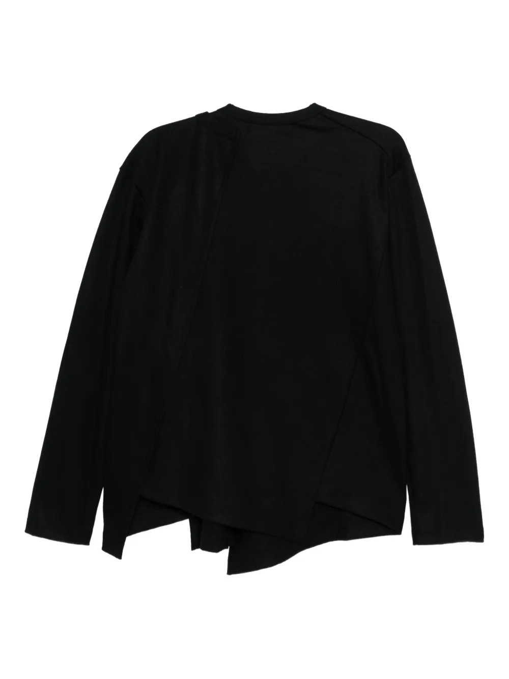 Comme Des Garçons Gewikkeld T-shirt - Zwart