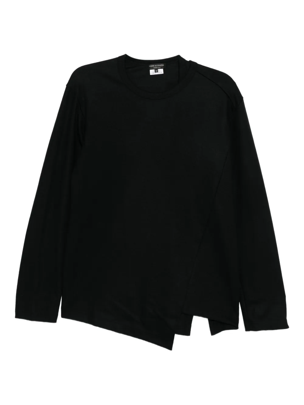 Comme Des Garçons wrap T-shirt | Black | Image 1