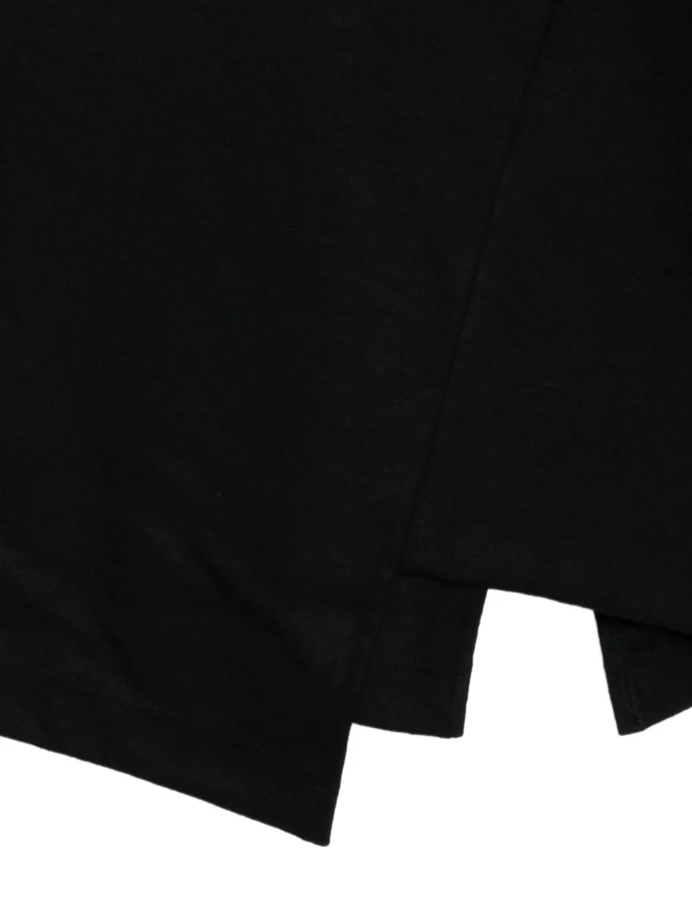 Comme Des Garçons Gewikkeld T-shirt Zwart