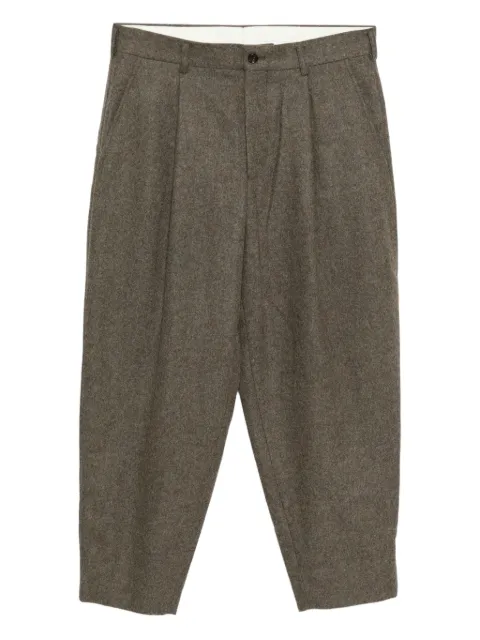 Comme Des Garçons pleated tapered trousers