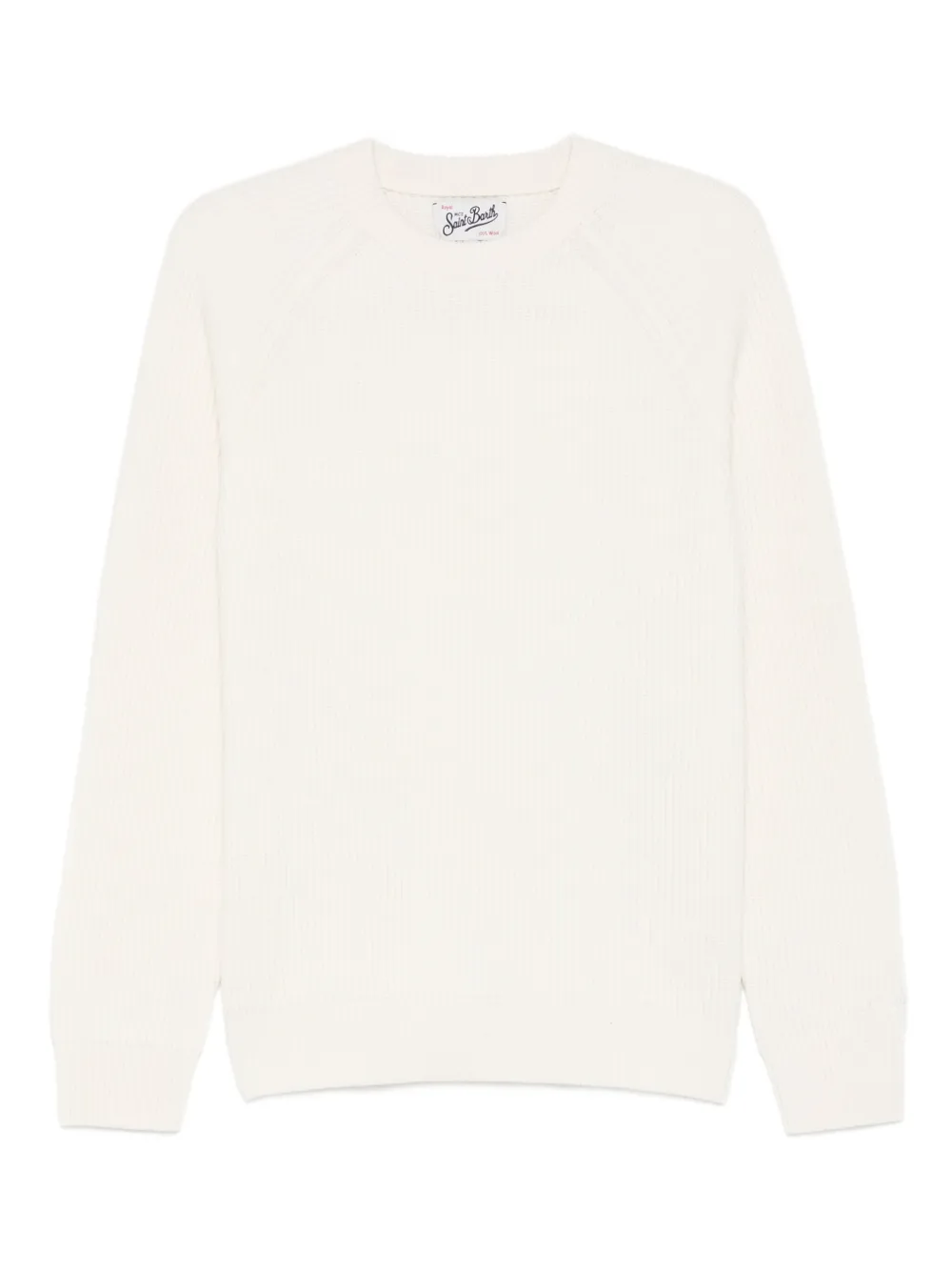 MC2 Saint Barth ribbed wool sweater | White | Image 1