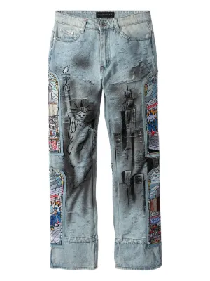 THUG CLUB Combat Casualty Care Jeans | Blue | FARFETCH UK