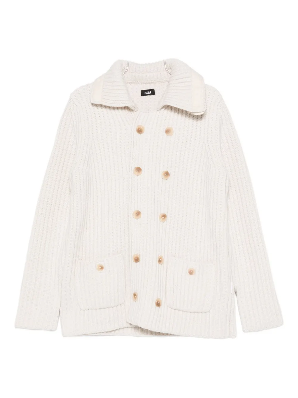 Add double-breasted cardigan | Neutrals | Image 1
