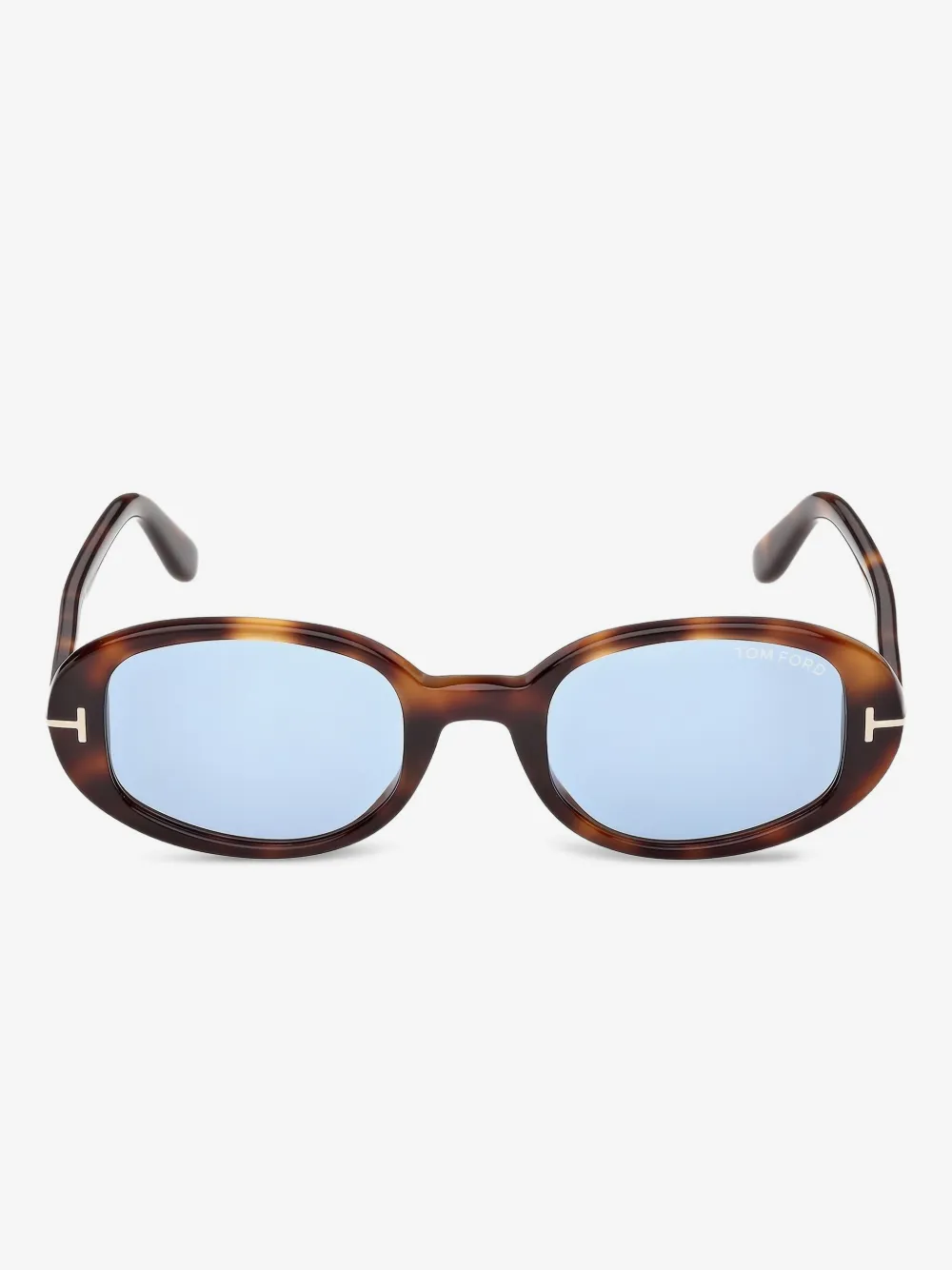 Iggy tortoiseshell-effect oval-frame sunglasses