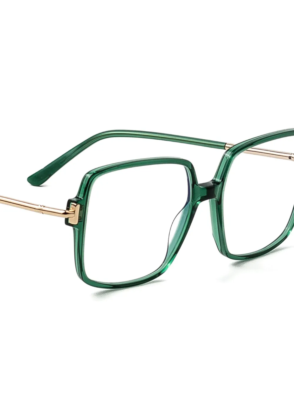 Tom Ford Square-frame Glasses In Green