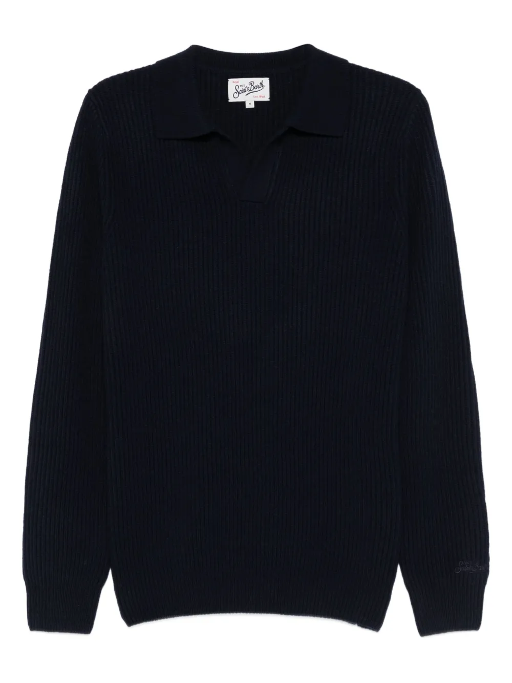 MC2 Saint Barth suéter con cuello tipo polo | azul | Image 1