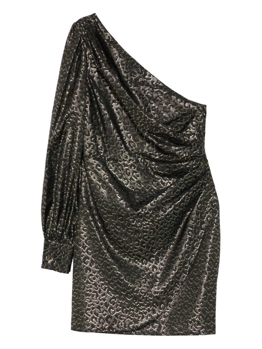 Lauren Ralph Lauren Abito corto monospalla - Nero