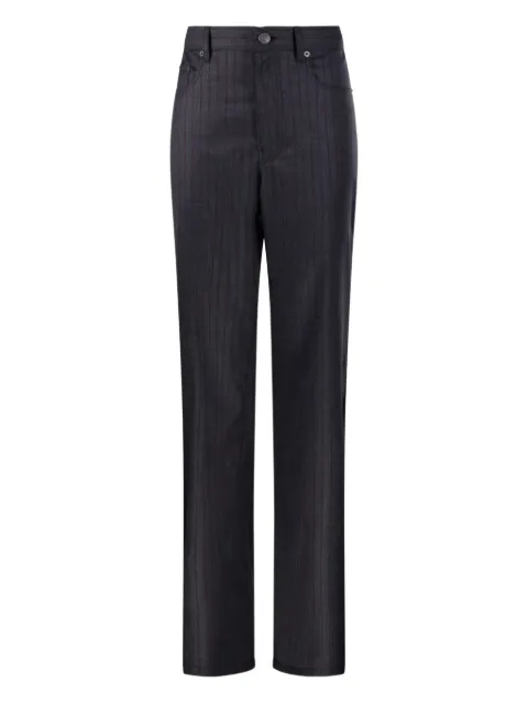 Balenciaga pantalones con estampado de rayas diplomáticas